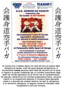ripresa corsi settembre 2014